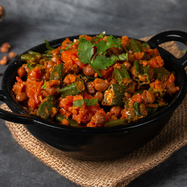 Bhindi Chana (Serve 1-2)