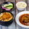 Aloo Biryani+Chicken Kasha+ Firni+ Salad Combo