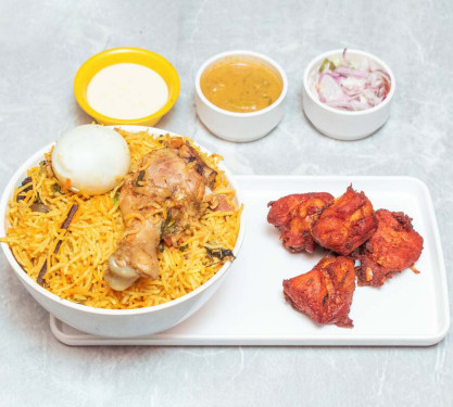 Chicken Dum Biriyani Chicken 65 Free