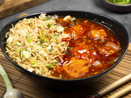 Chilli Chicken Gravy Meal Bowl