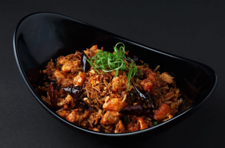 Burnt Chilli Fried Rice (Chicken)