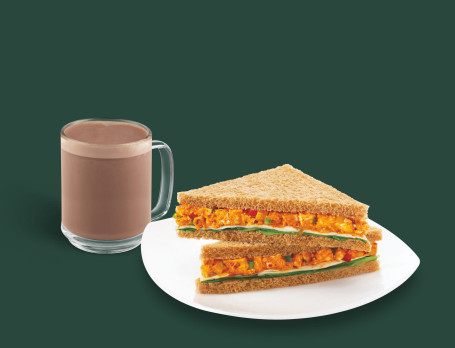 Chocolate Quente Tall Signature Com Sanduíche Tandoori Paneer