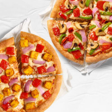 Oferta De Super Valor: 2 Pizzas Vegetais Pessoais A Partir De Rs 299