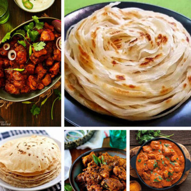 8 Parotta 8 Chapati Butter Chicken Chicken 65 Malabar Chicken Roast