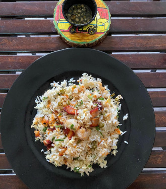Veg Fried Rice [With Packing]