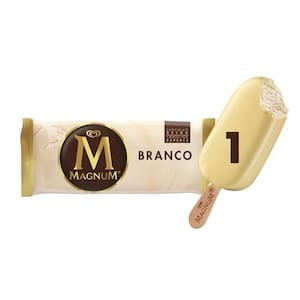 Picolé Kibon Branco Magnum 90Ml