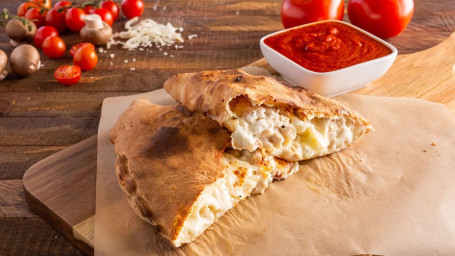 Roasted Garlic Alfredo Calzone