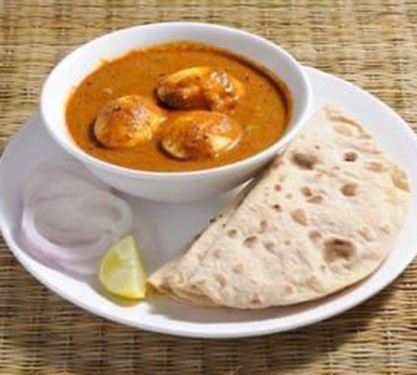 Chapati (4 Pcs) With Egg Curry