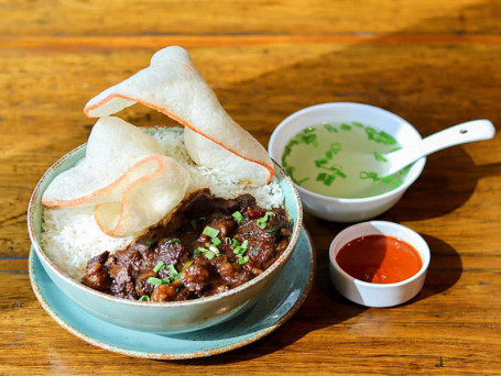 Slow Cooked Pork Rice Bowl