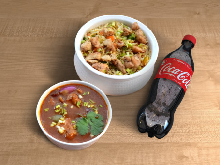 Chicken Fried Rice Chilli Chicken (4 Pcs) Coke 500 Ml