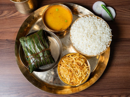 Bhetki Paturi Mini Thali