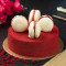 Red Velvet Macaroon Cake