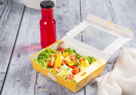 Vegetable Green Salad Bowl Hydrator Straw