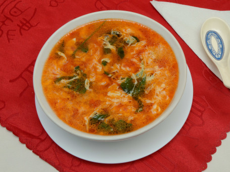 Tomato Egg Drop Soup (Half)