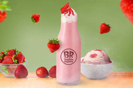 Farm Fresh Strawberry Milkshake (300 Ml)