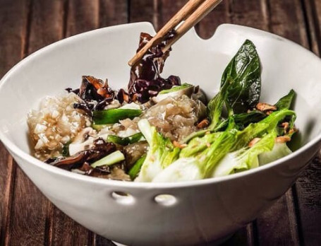 Three Mushroom Stewed Rice Bowl