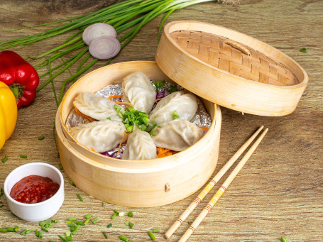 Tibetan Chicken Steamed Momo (6Pcs)