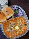 Paneer Manteiga Pav Bhaji