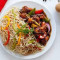Egg Chow With Dry Chilly Chicken