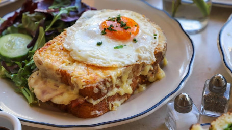 Croque Madame With Ham