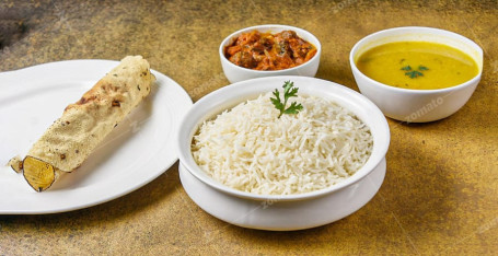 Basic Rice Thali