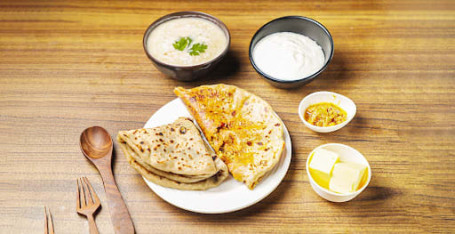 Egg Paratha Meal