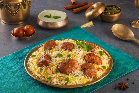 Dum Gosht Mutton Biryani Boneless Serves 2 3]