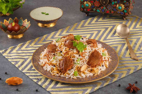 Spicy Dum Gosht Hyderabadi Mutton Biryani, Boneless Serve 1-2]