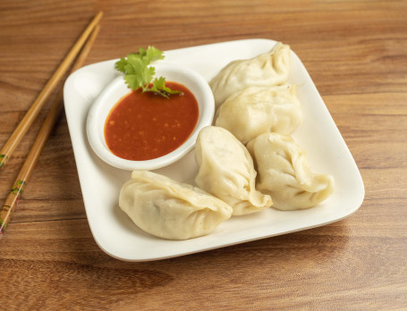 Chicken Cheese Steam Momo 6 Pcs