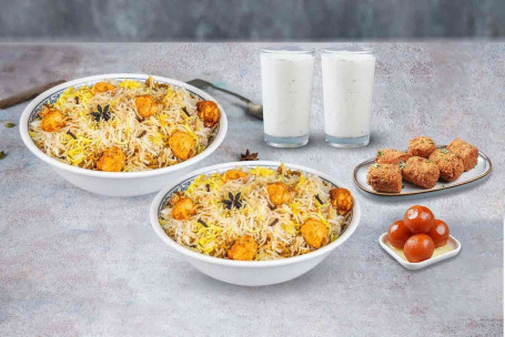 Paneer Biryani Feast (Lucknowi)