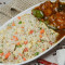 Egg Fried Rice With Chilli Chicken/Paneer/Fish (3 Pc)