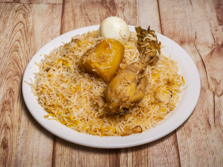 Chicken Biryani With Egg (1Pc Chicken 1Pc Egg In Biryani)