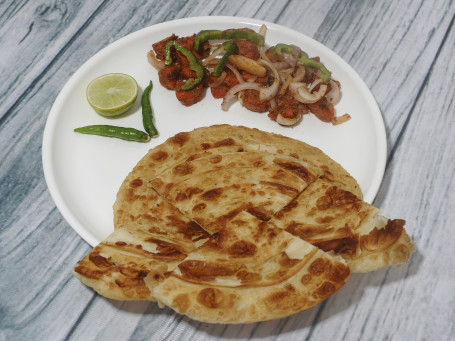 Paratha 2 Pcs Chicken Kebab Half