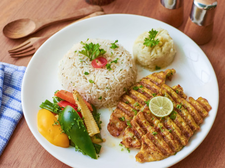 Grilled Calcutta Bhetki Fish In Lemon Butter Sauce