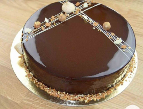 Eggless Chocolate Double Truffle Cake (1Lb)