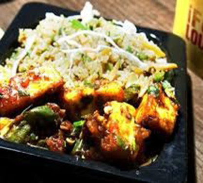 Veg Fried Rice And Chilly Paneer Half)