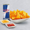 Combo Redbull (330 ml) e nachos (180 gramas)