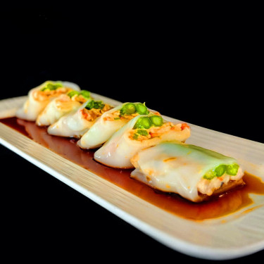 Chicken And Asparagus Cheung Fun