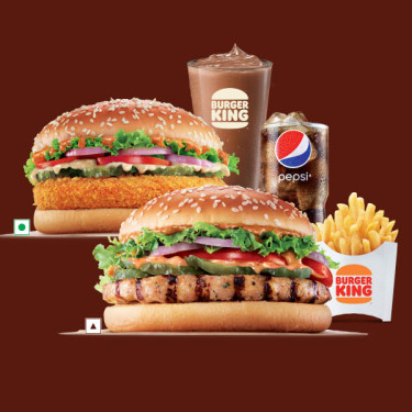 Whopper Fridays- Feast For 2(Veg+ Chicken)