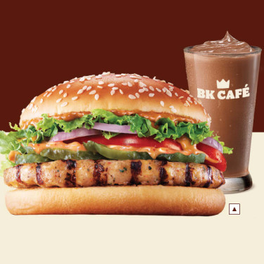 1 Whopper De Frango 1 Batido Grosso De Chocolate