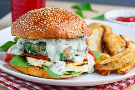 Feta Veg Burger