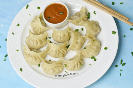 Chicken Steamed Momos (6Pcs)