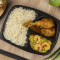Steamed Rice+Chicken Bhuna [2 Pcs]+Kochupatta Chingri Tray