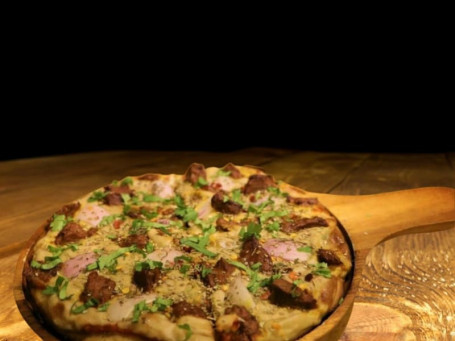 Vegan Mutton Pizza