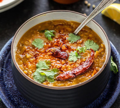 Plain Dal Tadka With Butter