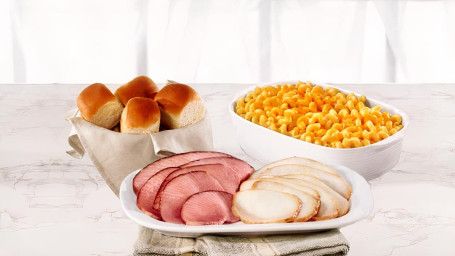 2Lb Ham Slices Dinner (Double Cheddar Mac Cheese Side Dish (Simply Bake Or Microwave