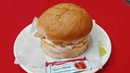 Chicken Momos Cheese Burger