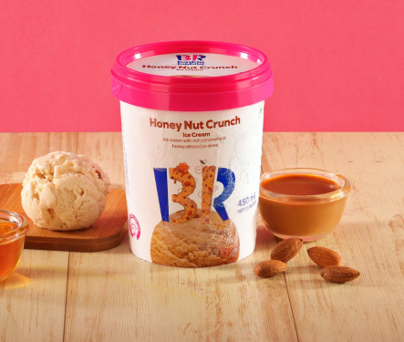 Honey Nut Crunch Ice Cream (450 Ml Family Pack)