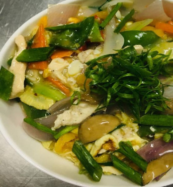 Boiled Chicken With Vegetables