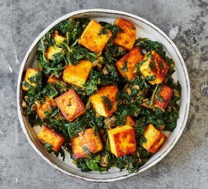 Refeição Palak Paneer